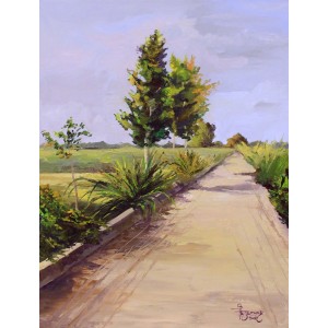 Shazia Munir, 18 x 24 Inch, Oil on Canvas, Landscape Painting, AC-SZR-008